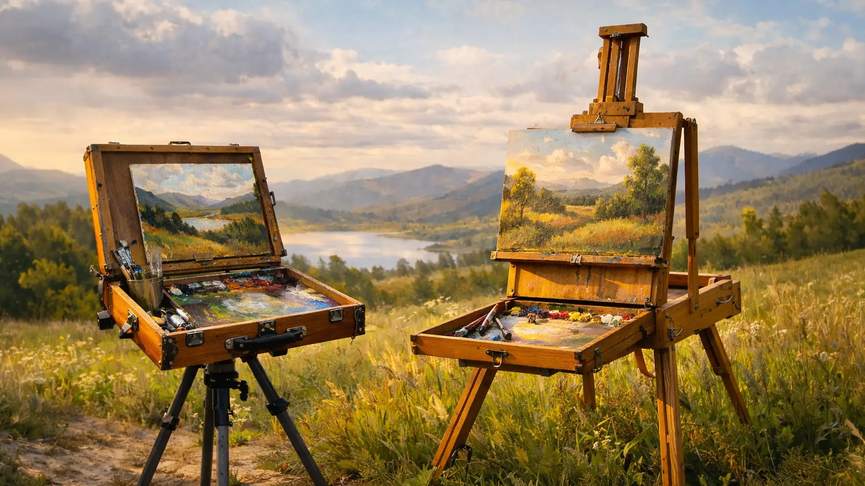 Pochade Box vs French Easel